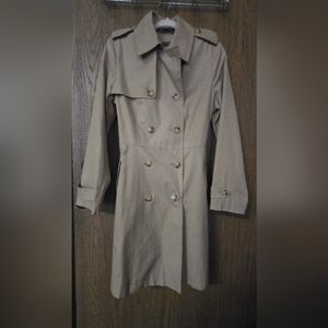 Ralph Lauren Beige Double-Breasted Trench Coat